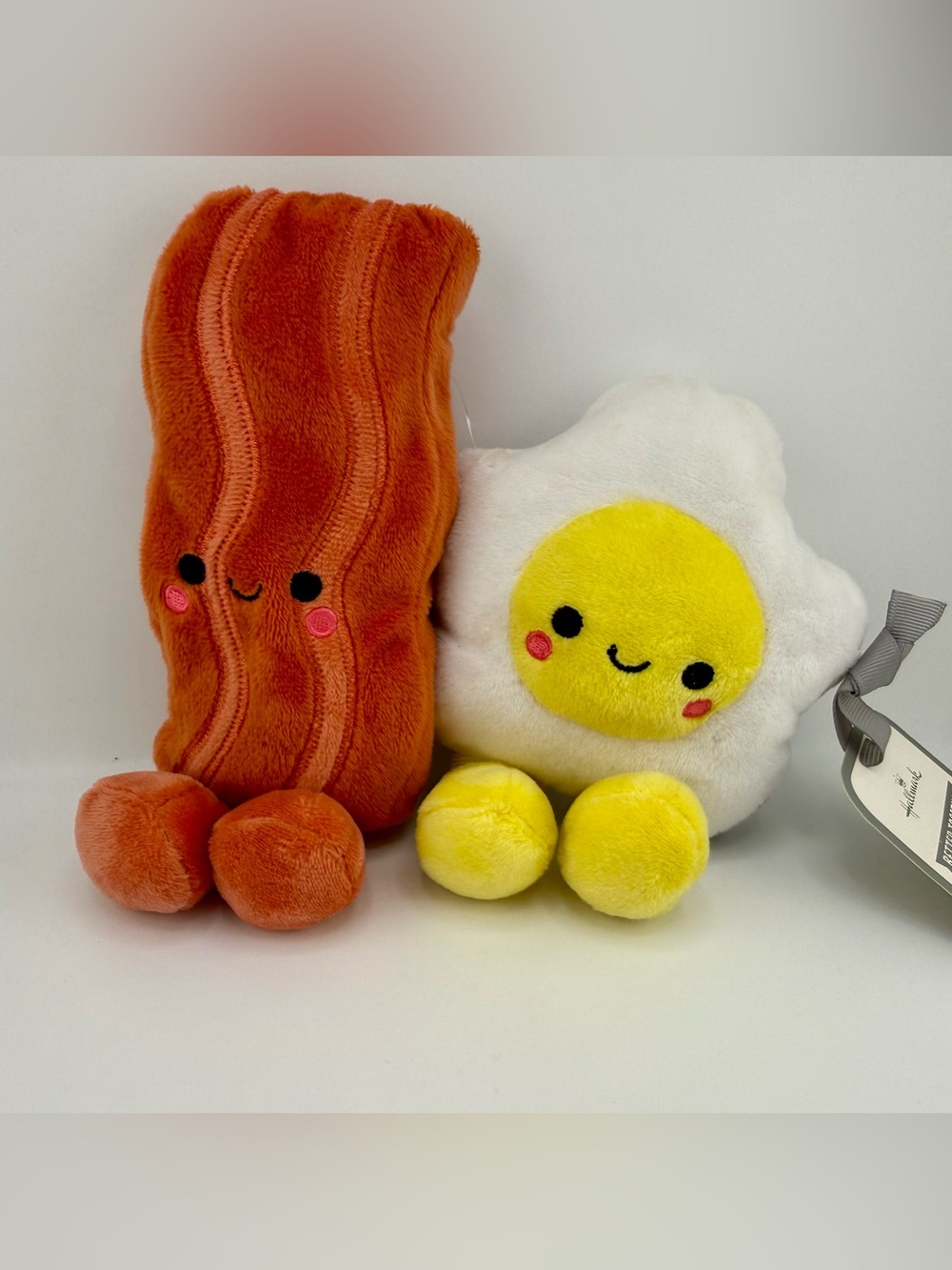 Hallmark Better Together Bacon and Egg plushies
